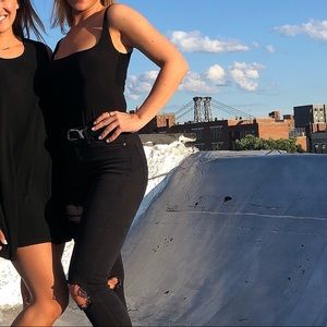 PrettyLittleThing Black Bodysuit